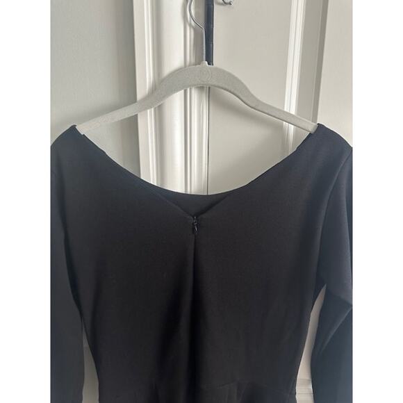 Amanda Uprichard Black Ponte Classic Dress Size: Medium - Picture 8 of 11